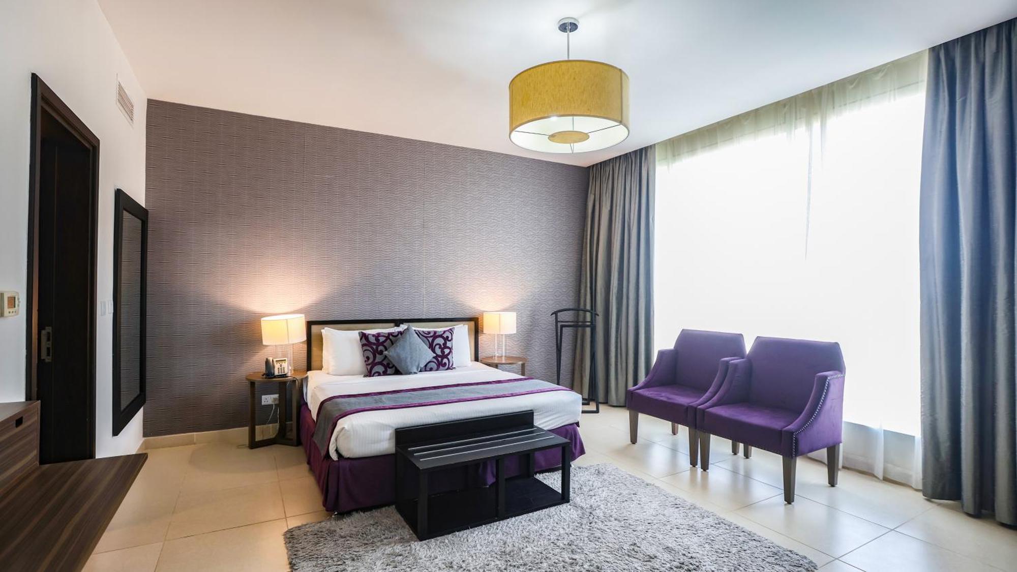 Nassima Tower Hotel Apartments Dubai Exterior photo A bedroom at the hotel